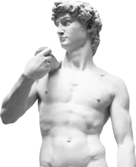 Right statue