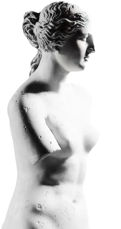 Left statue